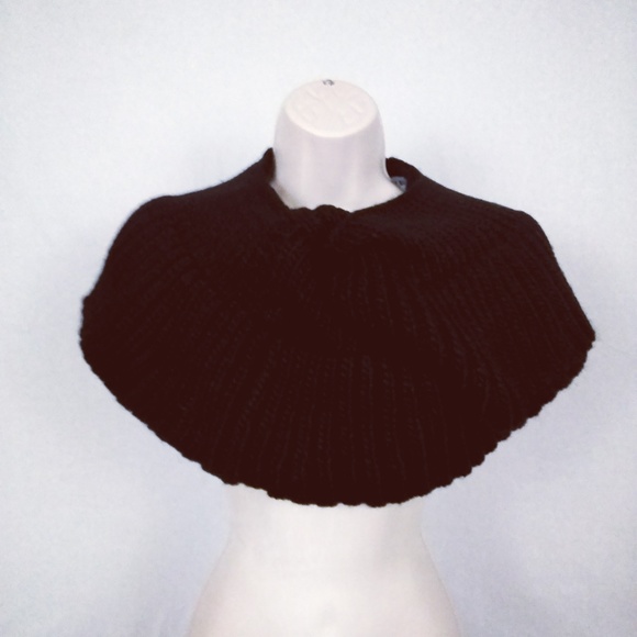 Infinity Scarf Loop Cable Chunky Knit Warm Black Teal Gray One Size Gift - Picture 5 of 8